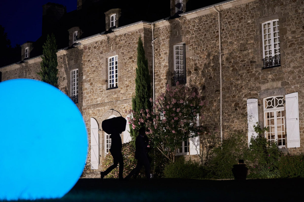 Mise en lumière extérieure d'un château